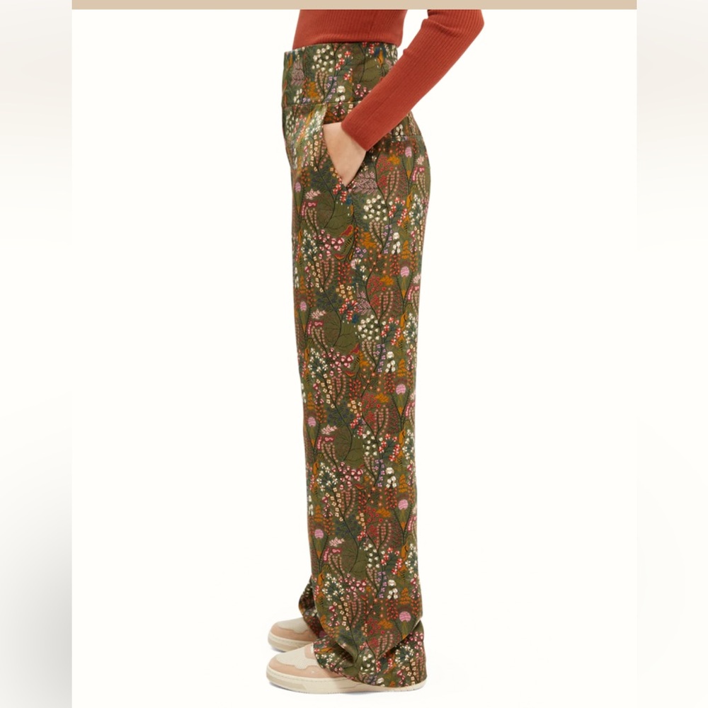 NWT Scotch & Soda botanical inspired print pants - size Small - Picture 3 of 9